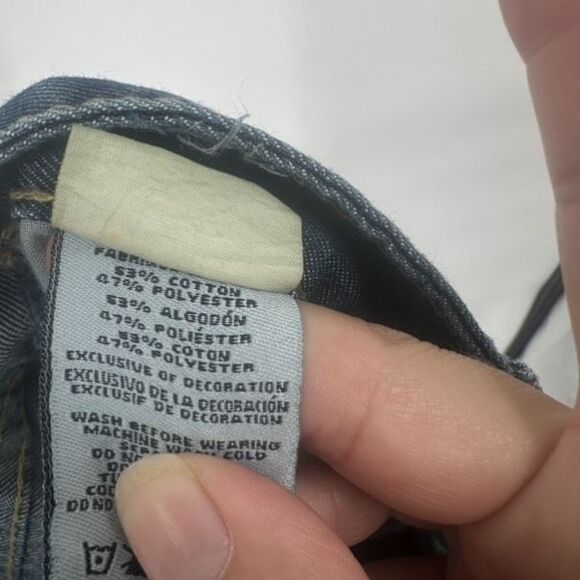 Lucky Brand NWT Kids Billy Straight Jeans Distressed Size 20 x32 Women’s Size 10 - Picture 7 of 13